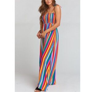 Show Me Your Mumu Maggie Maxi Dress Tulum Stripe